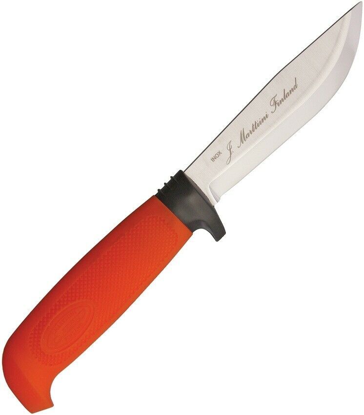 Marttiini Fixed Knife 4" Stainless Steel Skinner Blade Orange Rubber/Composition Handle 186024 -Marttiini - Survivor Hand Precision Knives & Outdoor Gear Store