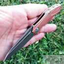 Kershaw Natrix Sub Framelock Folding Knife 2.75" D2 Tool Steel Blade Copper Handle 7006CU -Kershaw - Survivor Hand Precision Knives & Outdoor Gear Store