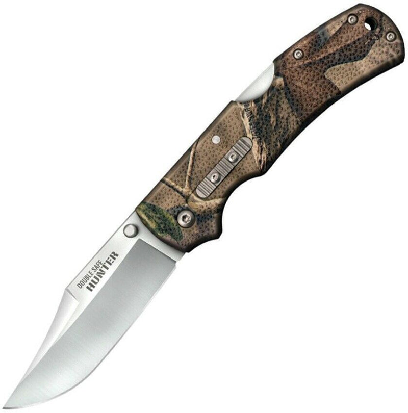 Cold Steel Double Safe Hunter Folding Knife 3.5" 8Cr13MoV Steel Blade GRN Handle 23JD -Cold Steel - Survivor Hand Precision Knives & Outdoor Gear Store