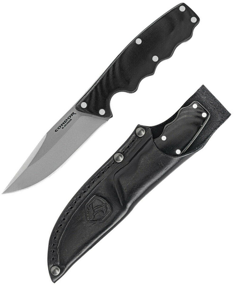 Condor Credo Fixed Knife 3.5" 420HC Steel Full Tang Blade Black G10 Handle TK11935SS -Condor - Survivor Hand Precision Knives & Outdoor Gear Store