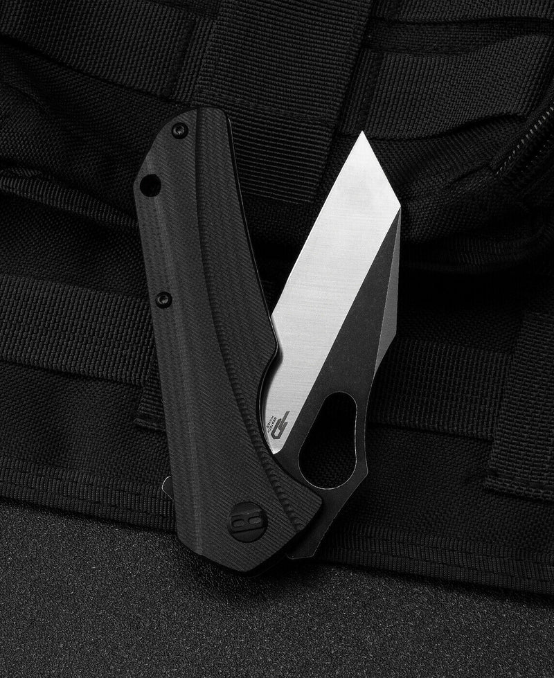 Bestech Knives Operator Folding Knife 3.5" D2 Tool Steel Blade Black G10 Handle G36A -Bestech Knives - Survivor Hand Precision Knives & Outdoor Gear Store