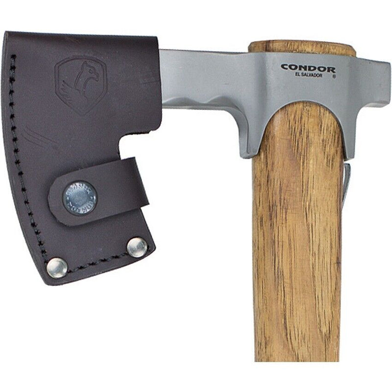 Condor Travelhawk Fixed 6.88" Satin Finish 1060HC Steel Axe Head Hickory Handle 104187 -Condor - Survivor Hand Precision Knives & Outdoor Gear Store