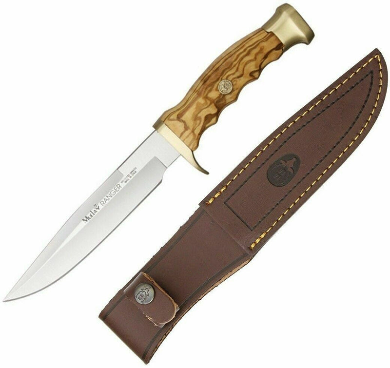 Muela Ranger Hunting Fixed Knife 5.62" 440 Steel Drop Point Blade Olive Wood Handle 90869 -Muela - Survivor Hand Precision Knives & Outdoor Gear Store