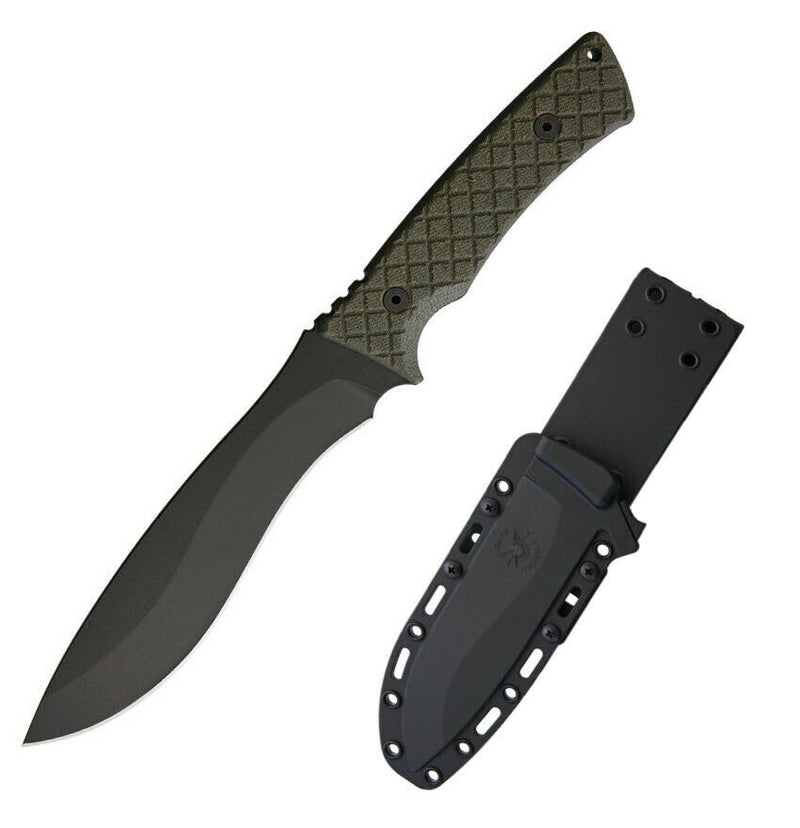 Spartan Blades Fixed Knife 6.63" 1095 Cro-Van Steel Full Blade Green Micarta Handle SL002BKGR -Spartan Blades - Survivor Hand Precision Knives & Outdoor Gear Store