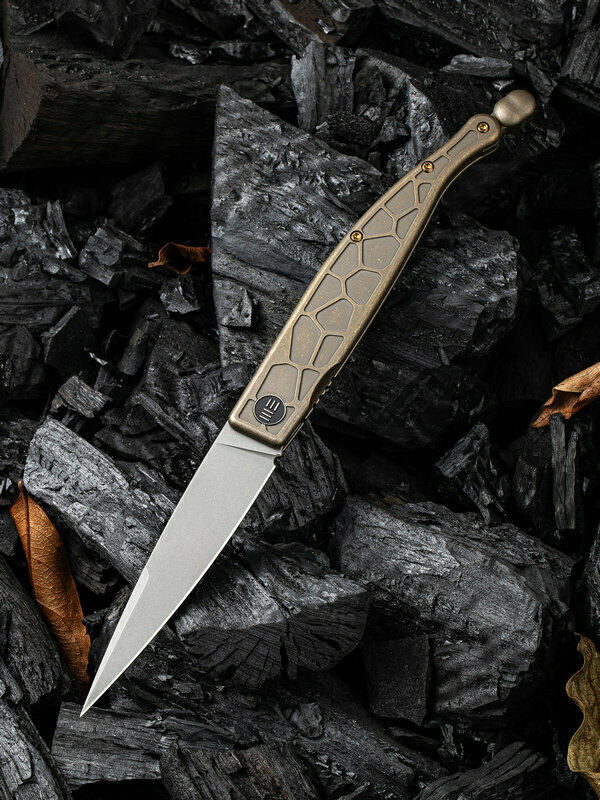 We Knife Co Roman Frame Folding Knife 4" CPM-S35VN Steel Blade Titanium Handle 2008A -We Knife Co - Survivor Hand Precision Knives & Outdoor Gear Store