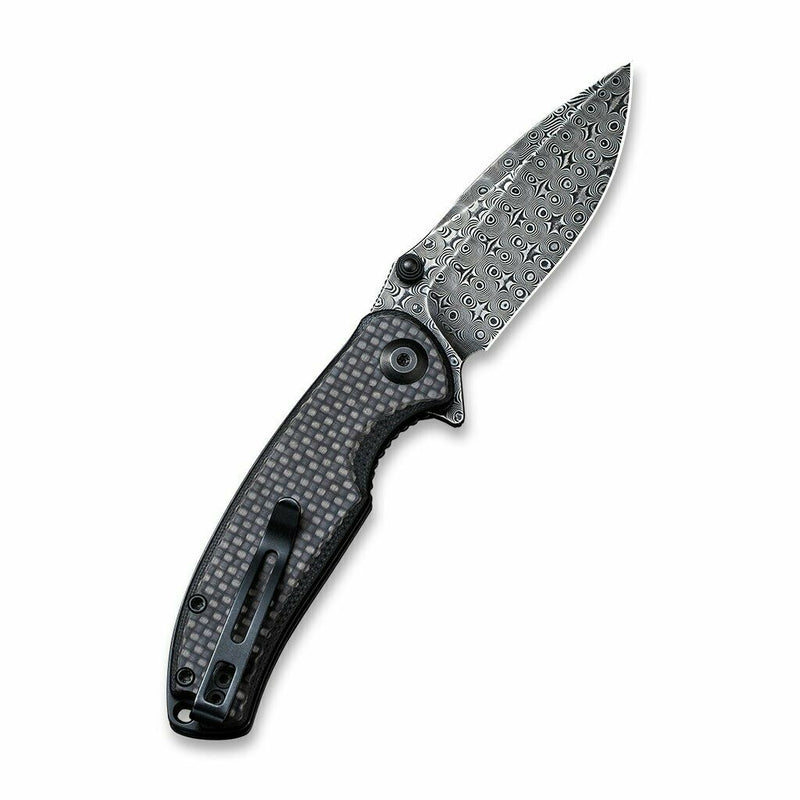 Civivi Pintail Folding Knife 3" Damascus Steel Blade G10/Carbon Fiber Handle C2020DS1 -Civivi - Survivor Hand Precision Knives & Outdoor Gear Store