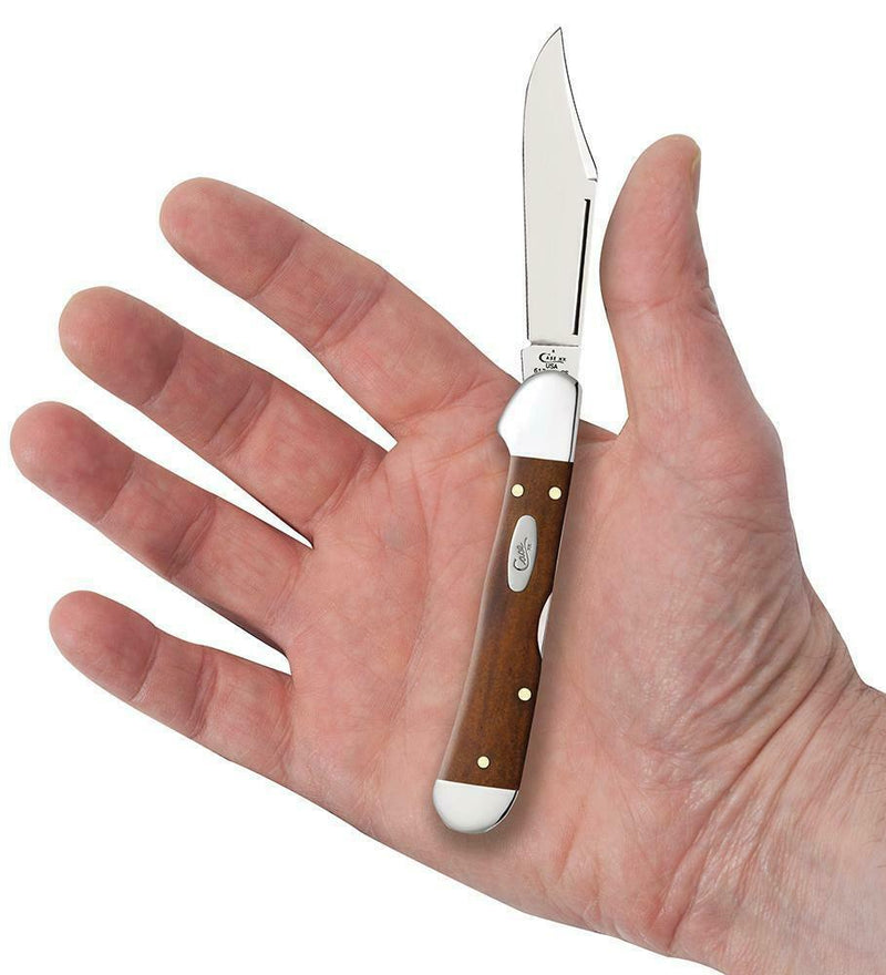 Case XX Mini CopperLock Folding Knife 2.72" Stainless Blade Chestnut Bone Handle 28704 -Case Cutlery - Survivor Hand Precision Knives & Outdoor Gear Store