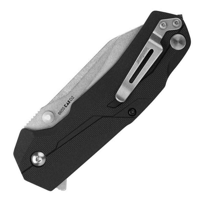 Kershaw Drivetrain Folding Knife 3.25" D2 Tool Steel Blade Black Nylon Handle 8655 -Kershaw - Survivor Hand Precision Knives & Outdoor Gear Store