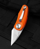 Bestech Knives Tulip Folding Knife 1.5" 14C28N Sandvik Steel Blade Orange G10 Handle G38C -Bestech Knives - Survivor Hand Precision Knives & Outdoor Gear Store