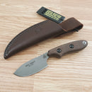 TOPS Bull Trout Fixed Knife 2.75" 154CM Steel Blade Brown Burlap Micarta Handle BLTT01 -TOPS - Survivor Hand Precision Knives & Outdoor Gear Store