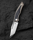 Bestech Knives Togatta Folding Knife 3.75" Bohler M390 Steel Blade Titanium/Carbon Fiber Handle KT2102F -Bestech Knives - Survivor Hand Precision Knives & Outdoor Gear Store