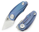 Bestech Knives Tulip Frame Folding Knife 1.25" Bohler M390 Steel Blade Blue Titanium Handle KT1913B -Bestech Knives - Survivor Hand Precision Knives & Outdoor Gear Store