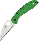 Spyderco Salt 2 Lockback Folding Knife 3" LC200N Tool Steel Blade Green FRN Handle 88FSWCGR2 -Spyderco - Survivor Hand Precision Knives & Outdoor Gear Store
