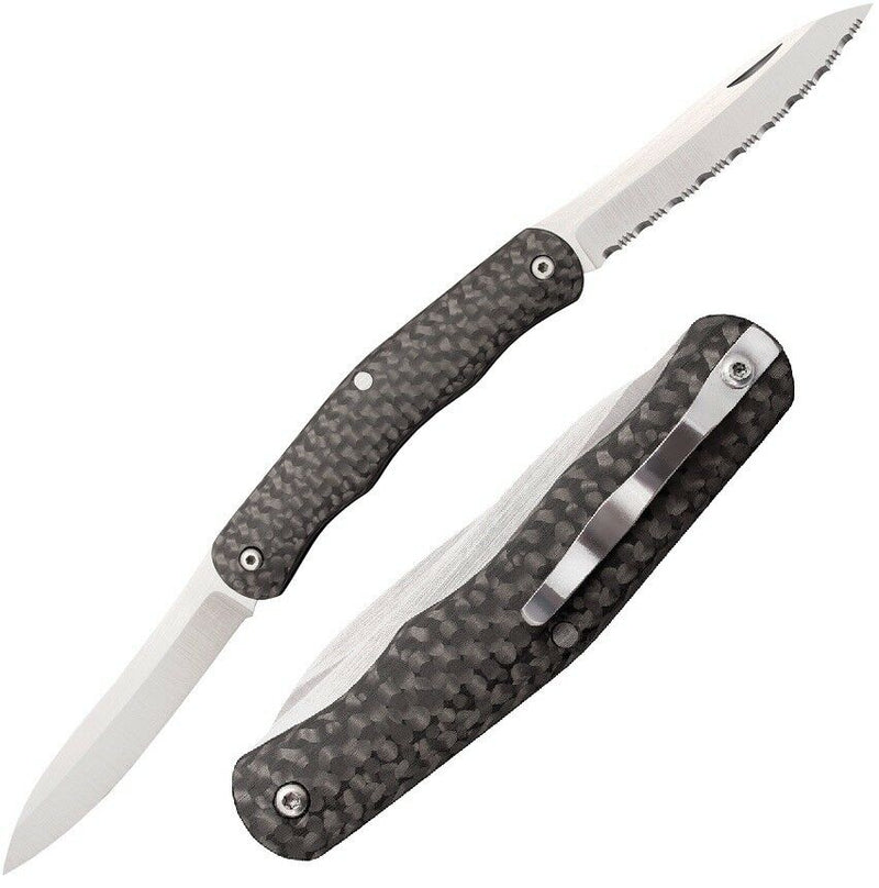 Cold Steel Lucky Pen Pocket Knife 2.6" CPM-S35VN Steel Blades Carbon Fiber Handle 54VPN -Cold Steel - Survivor Hand Precision Knives & Outdoor Gear Store