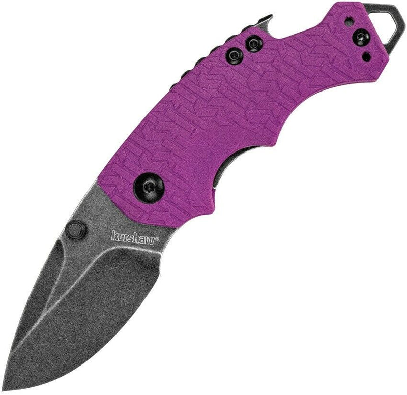 Kershaw Shuffle Folding Knife 2.38" 8Cr13MoV Stainless Blade Purple GRN Handle 8700PURBW -Kershaw - Survivor Hand Precision Knives & Outdoor Gear Store