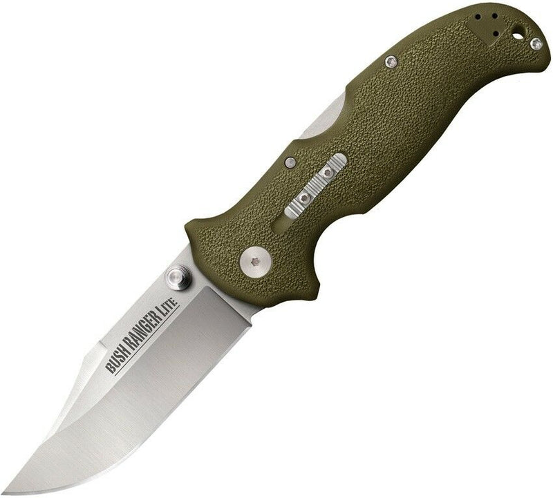 Cold Steel Bush Ranger Folding Knife 3.5" 8Cr13MoV Steel Blade Green GRN Handle 21A -Cold Steel - Survivor Hand Precision Knives & Outdoor Gear Store