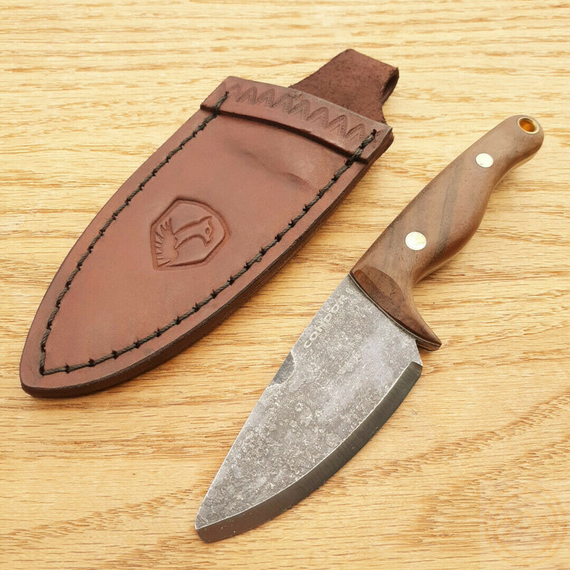 Condor Kimen Fixed Knife 3.25" Natural Finish 1095HC Steel Blade Walnut Handle TK80137HC -Condor - Survivor Hand Precision Knives & Outdoor Gear Store