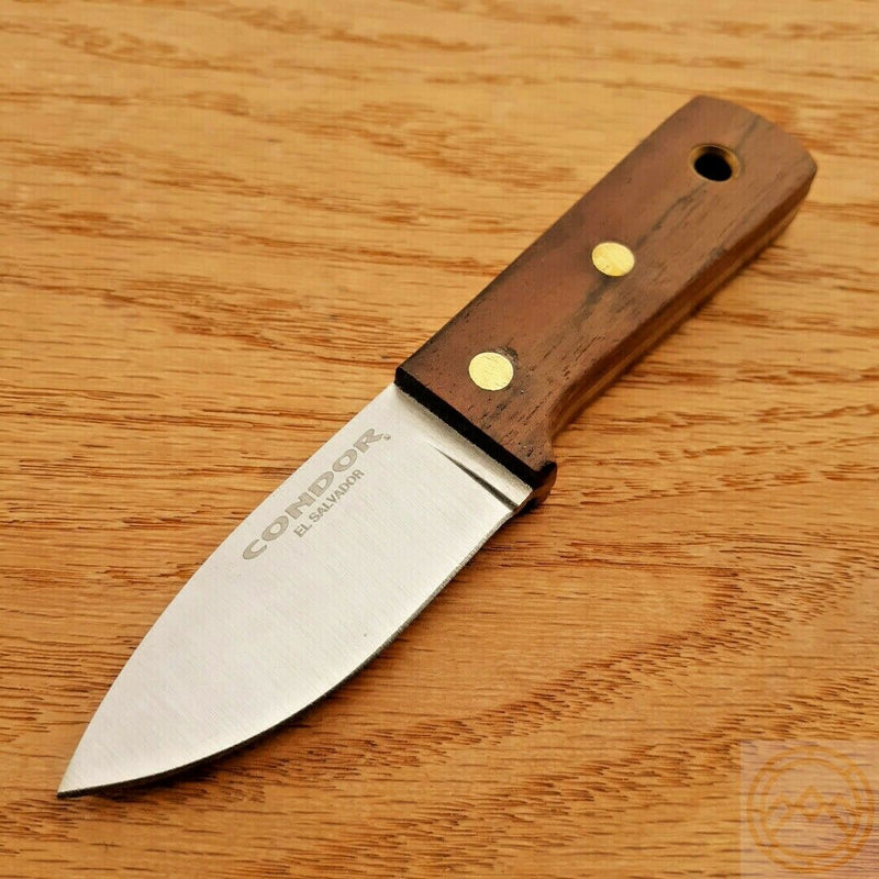 Condor Compact Kephart Fixed Knife 2.5" 1095HC Steel Blade Brown Walnut Handle 3936257HC -Condor - Survivor Hand Precision Knives & Outdoor Gear Store