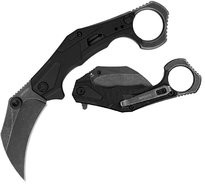 Kershaw Folding Knife 2.60" 8Cr13Mov Steel Karambit Blade Glass-Filled Nylon Handle 2064 -Kershaw - Survivor Hand Precision Knives & Outdoor Gear Store