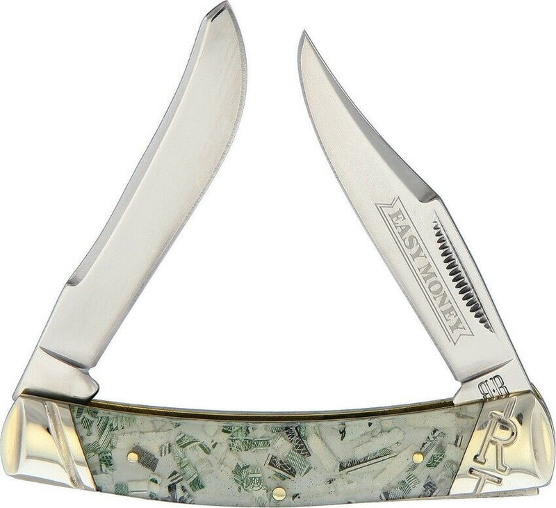 Rough Ryder Easy Money Small Moose Pocket Knife Stainless Blades Currency Handle 1888 -Rough Ryder - Survivor Hand Precision Knives & Outdoor Gear Store