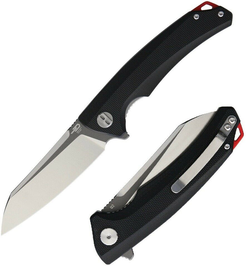 Bestech TEXEL Linerlock Folding Knife 3.25" D2 Tool Steel Blade Black G10 Handle G21A2 -Bestech Knives - Survivor Hand Precision Knives & Outdoor Gear Store