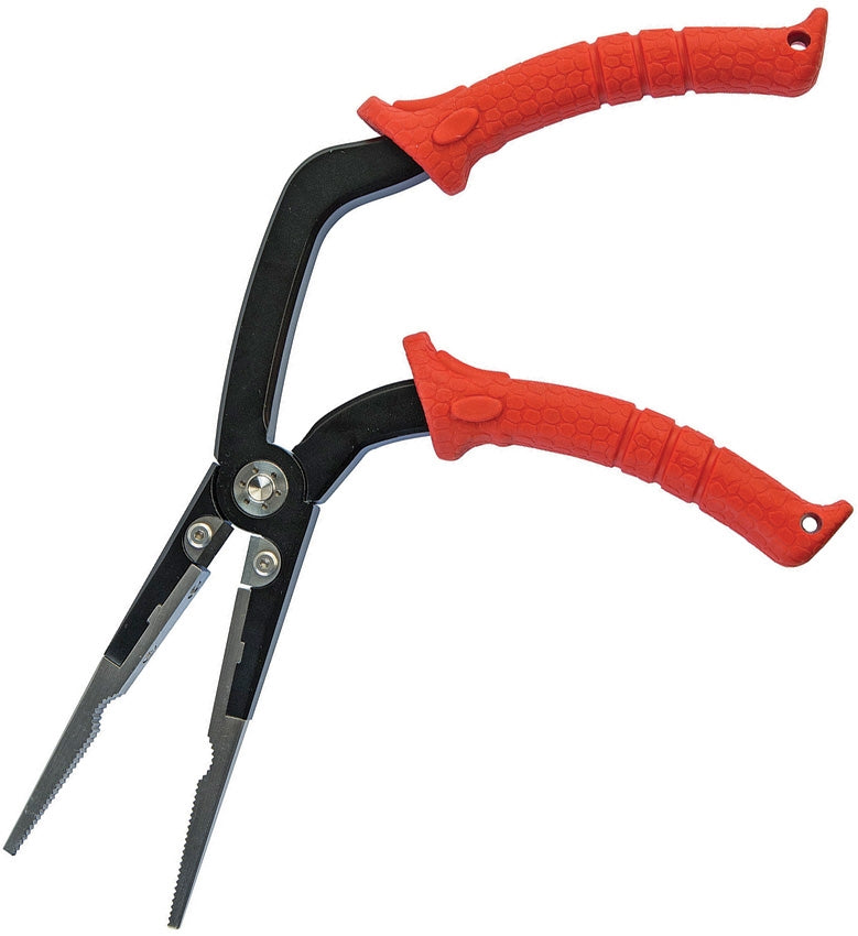 Bubba Blade Pistol Grip Split Ring Pliers Red Rubberized TPR Handle Crimper Tool 1085970 -Bubba Blade - Survivor Hand Precision Knives & Outdoor Gear Store