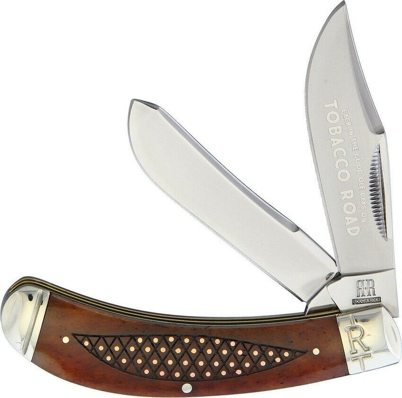 Rough Ryder Tobacco Road Pocket Knife Mirror Finish Stainless Blades Bone Handle 1892 -Rough Ryder - Survivor Hand Precision Knives & Outdoor Gear Store