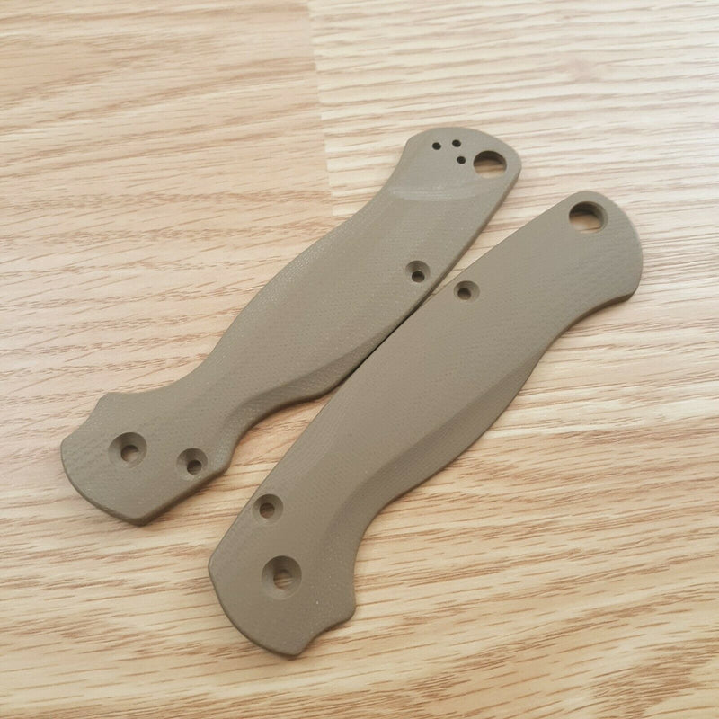 Flytanium PM2 Lotus Scales Uses Hardware From Stock Knife Earth Brown G10 Construction 815 -Flytanium - Survivor Hand Precision Knives & Outdoor Gear Store