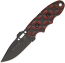 TOPS CAT-Covert Fixed Knife 3.25" 1095HC Steel Full Blade Red / Black G10 Handle 200H02 -TOPS - Survivor Hand Precision Knives & Outdoor Gear Store