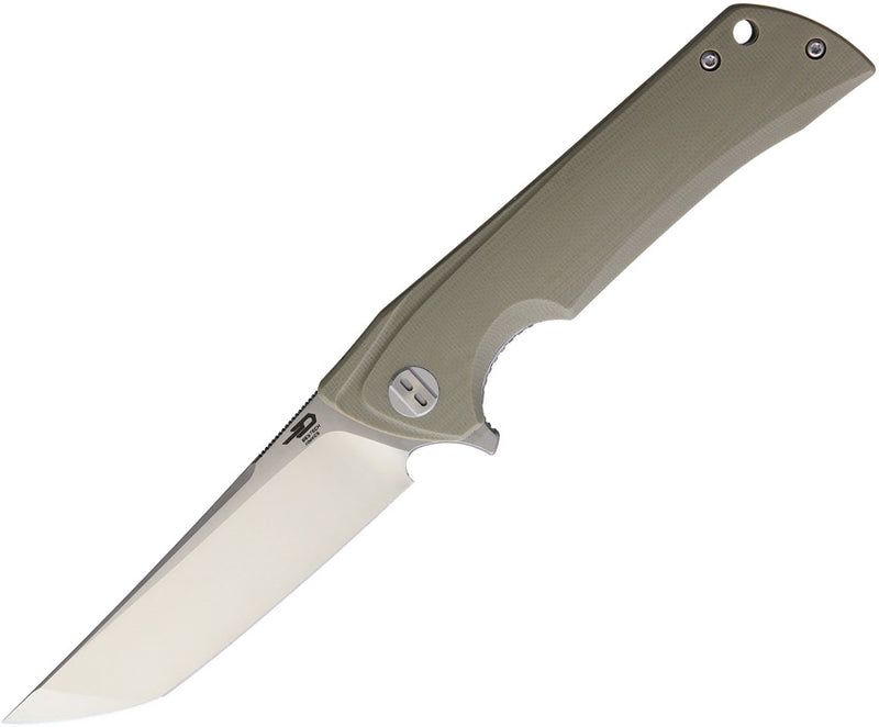 Bestech Knives Paladin Folding Knife 3.63" D2 Tool Steel Blade Beige G10 Handle G16B1 -Bestech Knives - Survivor Hand Precision Knives & Outdoor Gear Store