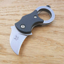 Fox Mini-Ka Linerlock Folding Knife 1" 420 Steel Hawkbill Blade Black FRN Handle 535 -Fox - Survivor Hand Precision Knives & Outdoor Gear Store