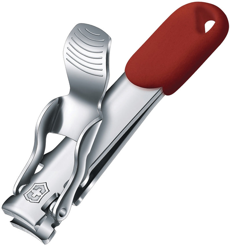 Victorinox Nail Clipper Red Stainless Steel Construction Red Plastic Handle 82050B1 -Victorinox - Survivor Hand Precision Knives & Outdoor Gear Store