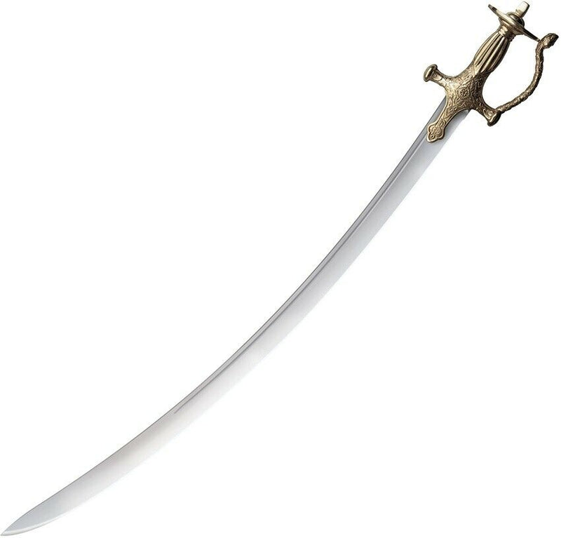 Cold Steel Talwar Fixed Sword 28.75" 1090 Steel Blade Detailed Brass Handle 88EITB -Cold Steel - Survivor Hand Precision Knives & Outdoor Gear Store