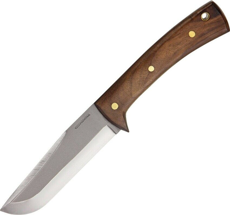 Condor Stratos Fixed Knife 5" 1075HC Steel Full Blade Brown Wood Handle TK2295HC -Condor - Survivor Hand Precision Knives & Outdoor Gear Store