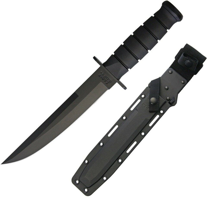 KA-BAR Fixed Knife 7.75" Stainless Steel Blade Black Rubberized Synthetic Handle 1266 -Ka-Bar - Survivor Hand Precision Knives & Outdoor Gear Store