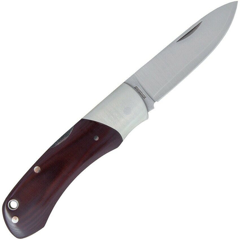 Fallkniven FH9 Lockback Folding Knife 2.63" 3G Steel Blade Maroon Micarta Handle FH9S -Fallkniven - Survivor Hand Precision Knives & Outdoor Gear Store