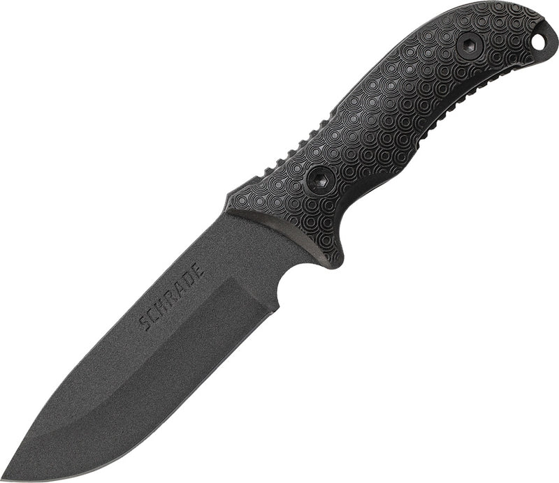 Schrade Frontier Fixed Knife 5.25" 1095 High Carbon Steel Drop Full Tang Blade Black TPE Handle SCHF36 -Schrade - Survivor Hand Precision Knives & Outdoor Gear Store