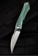 Bestech Knives Ivy Folding Knife 3" S35VN Steel Blade Green Titanium Handle KT2004D -Bestech Knives - Survivor Hand Precision Knives & Outdoor Gear Store