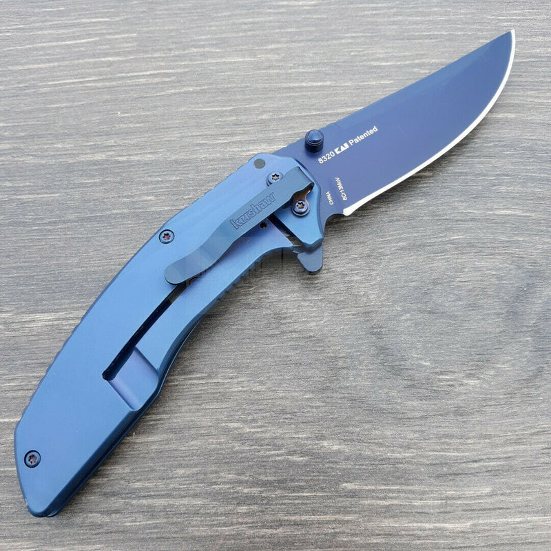 Kershaw Outright Folder Knife 3" 8Cr13MoV Steel Blade Blue Stainless/G10 Handle 8320 -Kershaw - Survivor Hand Precision Knives & Outdoor Gear Store