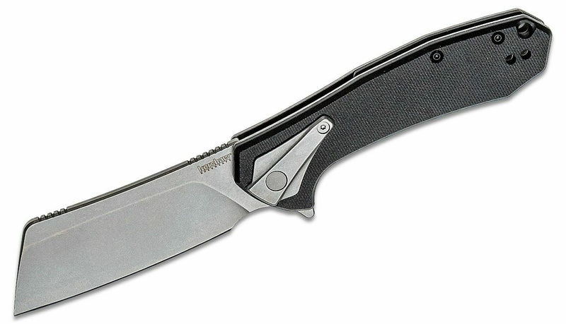 Kershaw Bracket Folding Knife 3.5" 8Cr13MoV Steel Blade Black Nylon Handle 3455 -Kershaw - Survivor Hand Precision Knives & Outdoor Gear Store