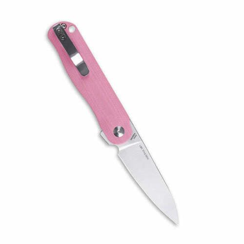Kizer Cutlery Lätt Vind Mini Folding Knife 3" N690 Steel Blade Pink/White G10 Handle V3567N3 -Kizer Cutlery - Survivor Hand Precision Knives & Outdoor Gear Store