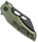 Fox Edge Atrax Liner Folding Knife 2.88" 8Cr13MoV Steel Blade Green G10 Handle 012 -Fox Edge - Survivor Hand Precision Knives & Outdoor Gear Store