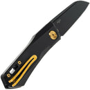 Real Steel Solis Folding Knife 2.88" Bohler N690 Steel Blade Black Titanium Handle 7063G -Real Steel - Survivor Hand Precision Knives & Outdoor Gear Store