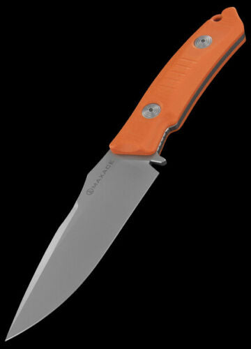 Maxace Baal Fixed Knife 4" Vanadis 4E Steel Full Tang Blade Orange G10 Handle XMBL02 -Maxace - Survivor Hand Precision Knives & Outdoor Gear Store