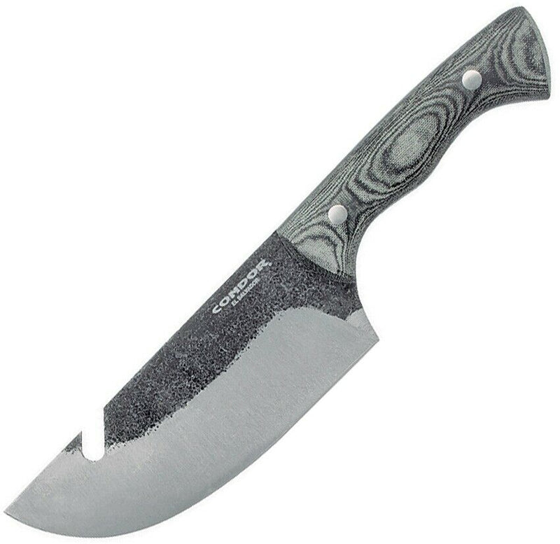 Condor Bush Slicer Fixed Knife 6.5" 1095HC Steel Blade Black/Gray Micarta Handle TK500565 -Condor - Survivor Hand Precision Knives & Outdoor Gear Store