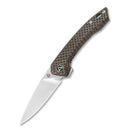 QSP Knife Leopard Folding Knife 3" 14C28N Sandvick Steel Blade Micarta Handle 135D -QSP Knife - Survivor Hand Precision Knives & Outdoor Gear Store