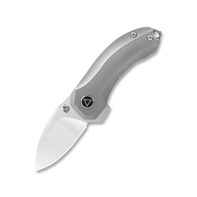 QSP Knife Hamster Folding Knife 2" CPM S35VN Steel Blade Gray Titanium Handle 138A -QSP Knife - Survivor Hand Precision Knives & Outdoor Gear Store