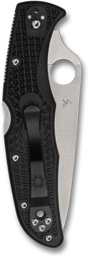 Spyderco Endura 4 Lockback Folding Knife 3.88" VG-10 Steel Blade Black Bi-Directional Texture FRN Handle 10FPSBKRD -Spyderco - Survivor Hand Precision Knives & Outdoor Gear Store