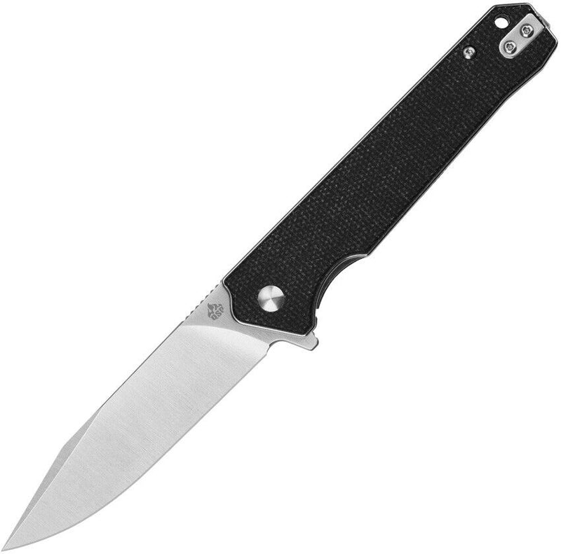 QSP Knife Mamba Linerlock Folding Knife 3.5" D2 Tool Steel Blade Black Micarta Handle 111G1 -QSP Knife - Survivor Hand Precision Knives & Outdoor Gear Store