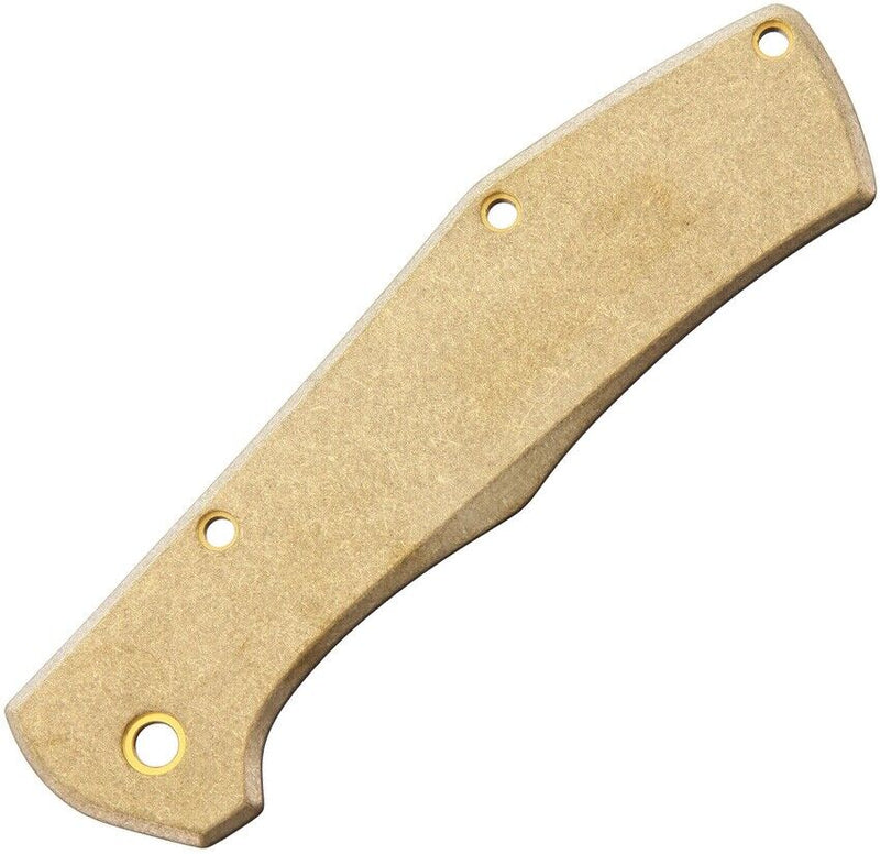 Flytanium For Use With Gerber Flatiron Scale Handle Stonewash Brass Construciton 613 -Flytanium - Survivor Hand Precision Knives & Outdoor Gear Store